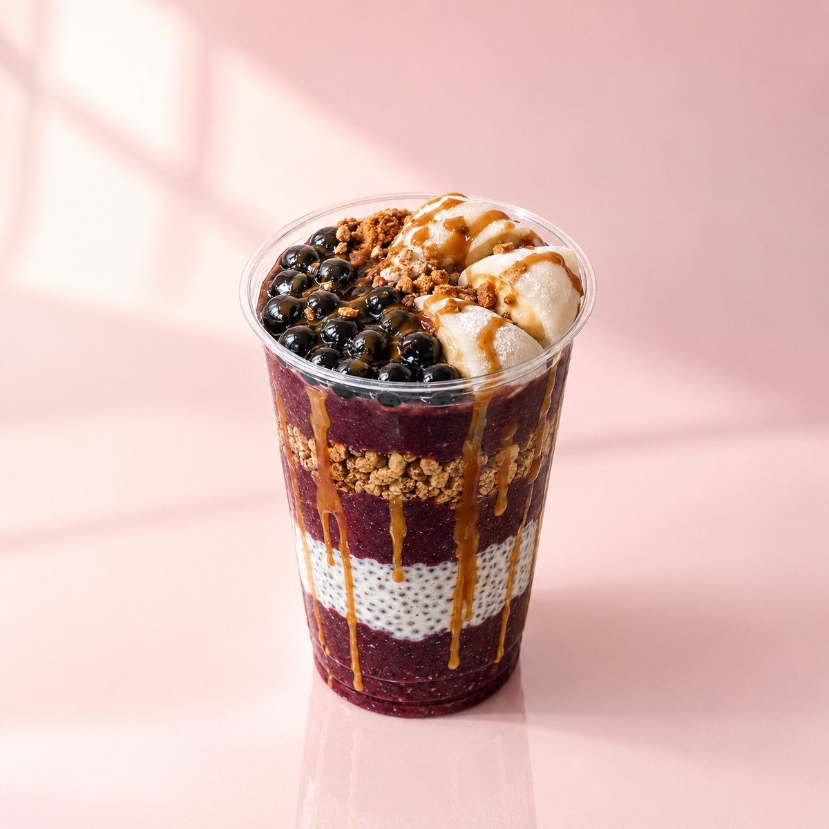 asian rich kid açaí bowl — karamell mochi kuromitsu tapioka bei tea99 frankfurt